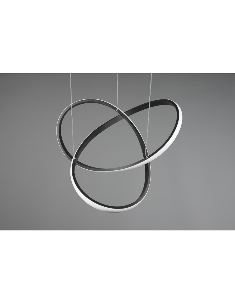 Pendant lamps - RL COURSE Pendant Modern 1xLED max 27W 4000K Black Mat R32051432 - product kolory-swiatla.pl 5