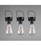 Portable garden lamps - RL CAMPUS Outdoor Portable 3xLED max 1W Black Mat R35146132 - product 6