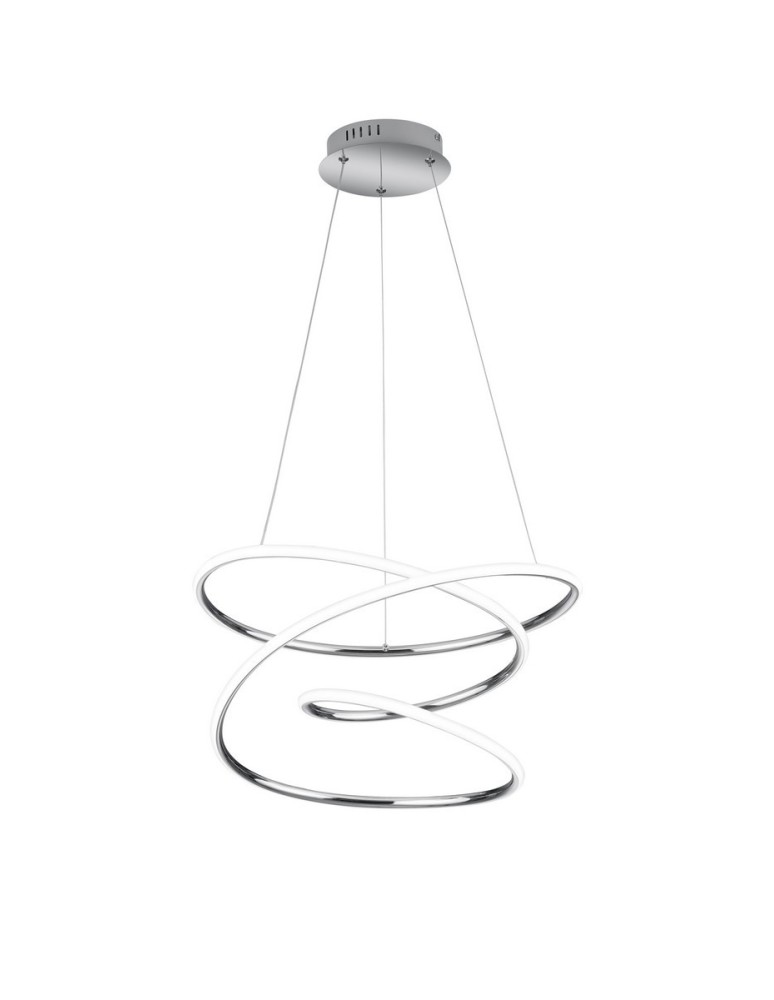Pendant lamps - RL BOLOGNA Modern Pendant 1xLED max 36W 4000K Chrome R37051106. - product kolory-swiatla.pl 1