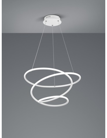 RL BOLOGNA Modern Pendant 1xLED max 36W 4000K White Mat R37051131.
