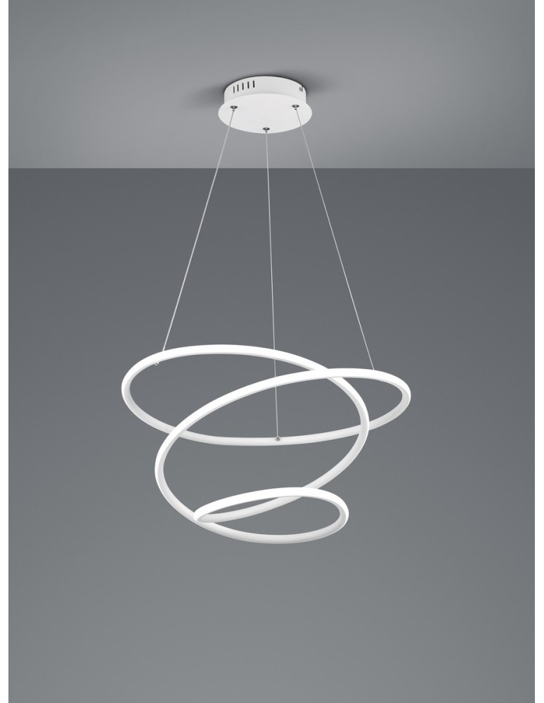 Pendant lamps - RL BOLOGNA Modern Pendant 1xLED max 36W 4000K White Mat R37051131. - product kolory-swiatla.pl 1