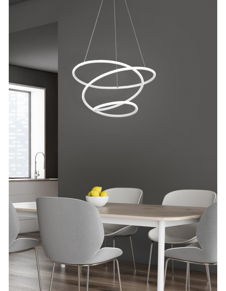 Pendant lamps - RL BOLOGNA Modern Pendant 1xLED max 36W 4000K White Mat R37051131. - product kolory-swiatla.pl 2