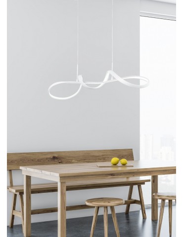 RL PERUGIA Wisząca Nowoczesna 1xLED max 37W 4000K Biały Mat R37091131 - produkt 2