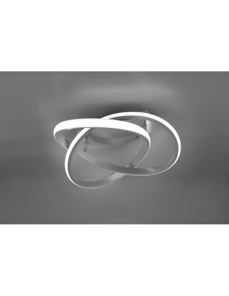 LED ceiling lamps - RL COURSE Ceiling Modern 1xLED max 18W 4000K Nickel Mat R62051407. - product kolory-swiatla.pl 1