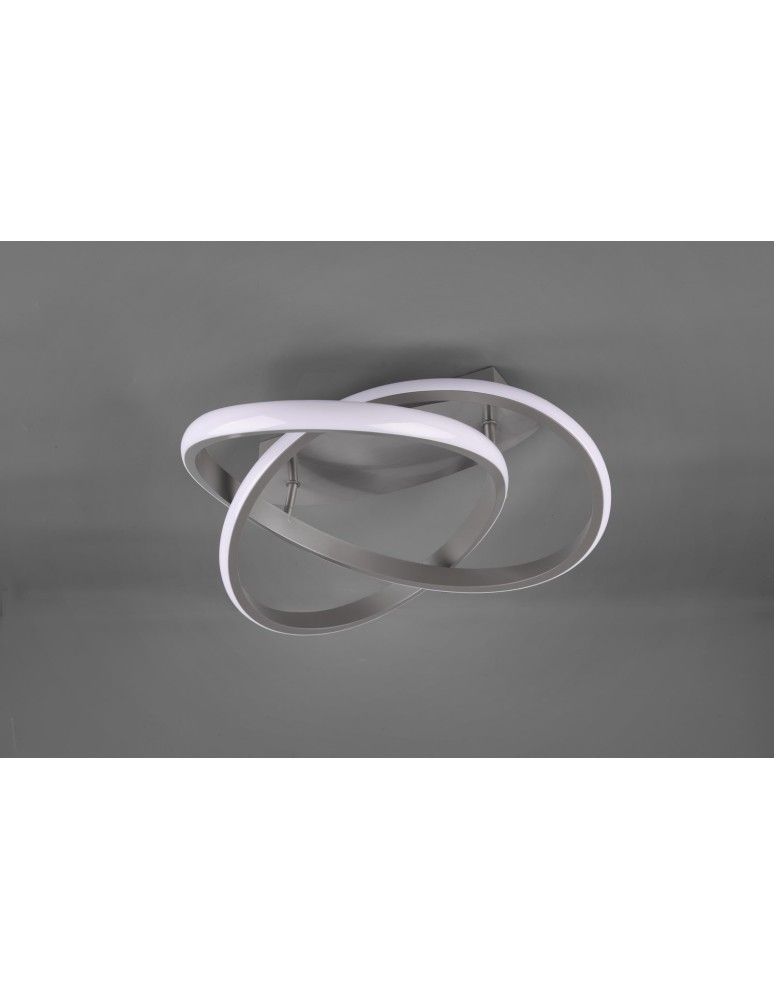 LED ceiling lamps - RL COURSE Ceiling Modern 1xLED max 18W 4000K Nickel Mat R62051407. - product kolory-swiatla.pl 3