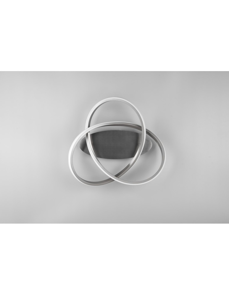 LED ceiling lamps - RL COURSE Ceiling Modern 1xLED max 18W 4000K Nickel Mat R62051407. - product kolory-swiatla.pl 4