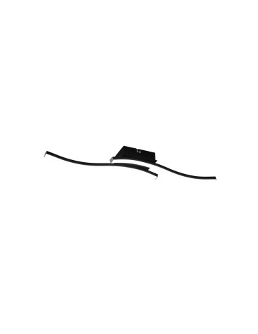 RL ROUTE Ceiling Modern 2xLED max 5W 4000K Black Mat R62472432