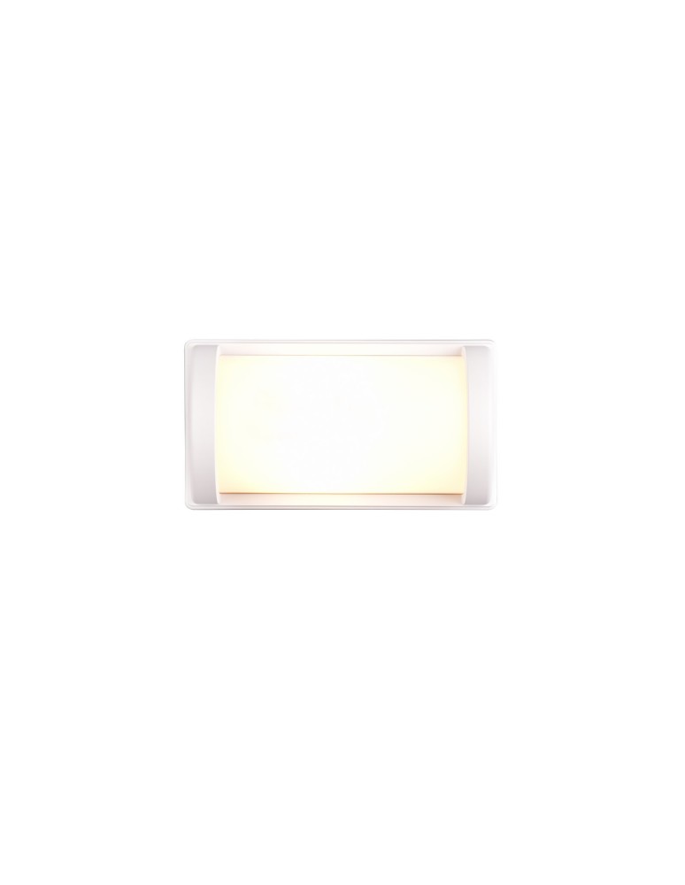 Outdoor wall lamps - RL PUELO Outdoor Wall Mounted 1xE27 max 10W White Matte R21186131 - product kolory-swiatla.pl 4