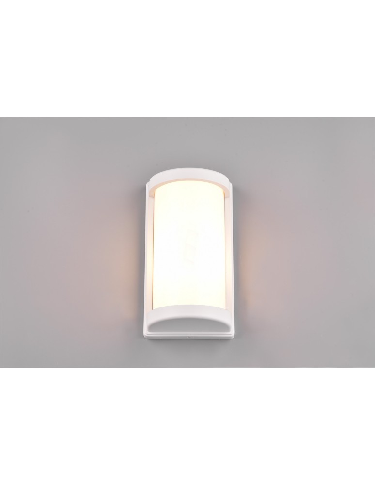 Kinkiety zewnętrzne - RL PUELO Zewnętrzna Ścienna 1xE27 max 10W Biały Mat R21186131 - produkt kolory-swiatla.pl 5