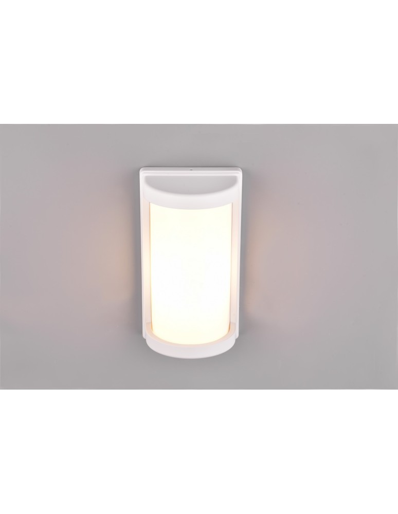 Kinkiety zewnętrzne - RL PUELO Zewnętrzna Ścienna 1xE27 max 10W Biały Mat R21186131 - produkt kolory-swiatla.pl 6