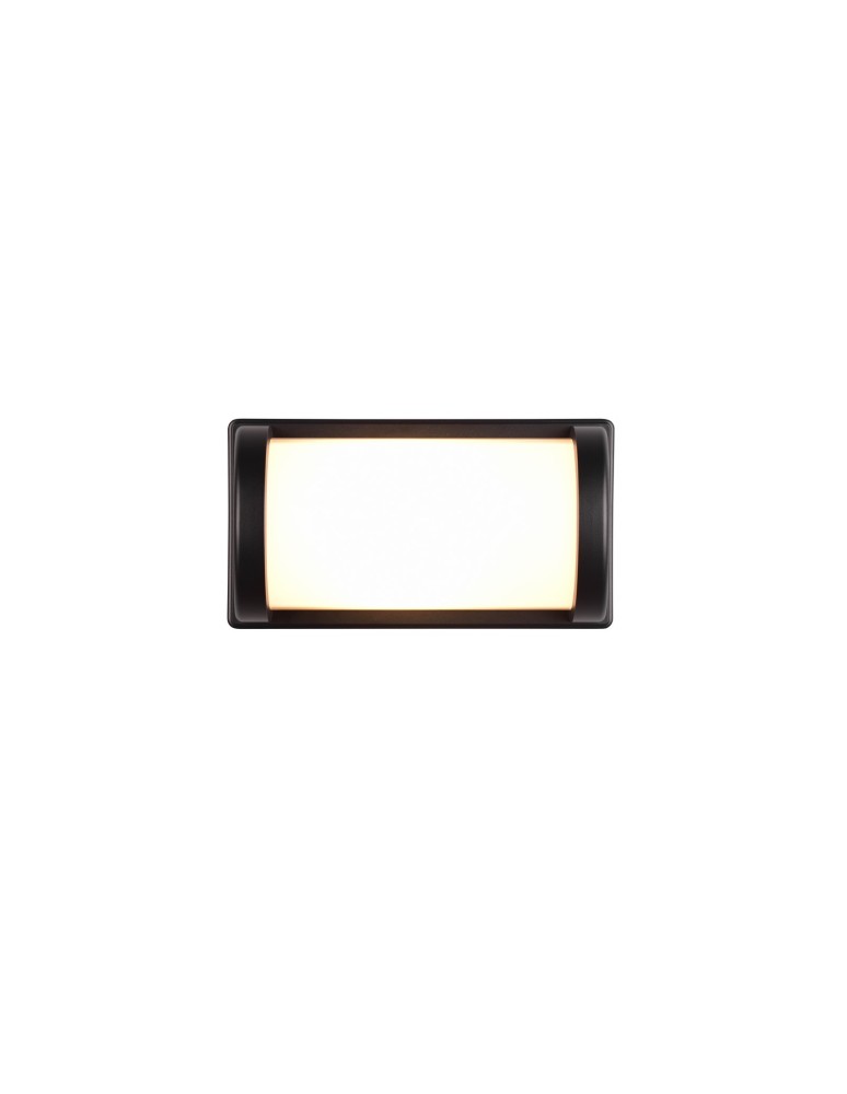 Outdoor wall lamps - RL PUELO Outdoor Wall Mounted 1xE27 max 10W Black Mat R21186132 - product kolory-swiatla.pl 4