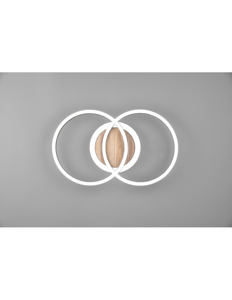 LED ceiling lamps - RL GIRO Ceiling Modern 1xLED max 25W 2700-6000K Woodgrain R62783635 - product kolory-swiatla.pl 4