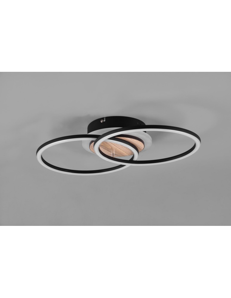 LED ceiling lamps - RL GIRO Ceiling Modern 1xLED max 25W 2700-6000K Woodgrain R62783635 - product kolory-swiatla.pl 5