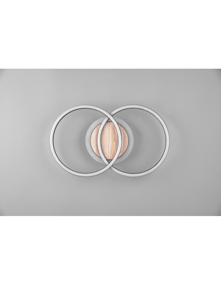 LED ceiling lamps - RL GIRO Ceiling Modern 1xLED max 25W 2700-6000K Woodgrain R62783635 - product kolory-swiatla.pl 6
