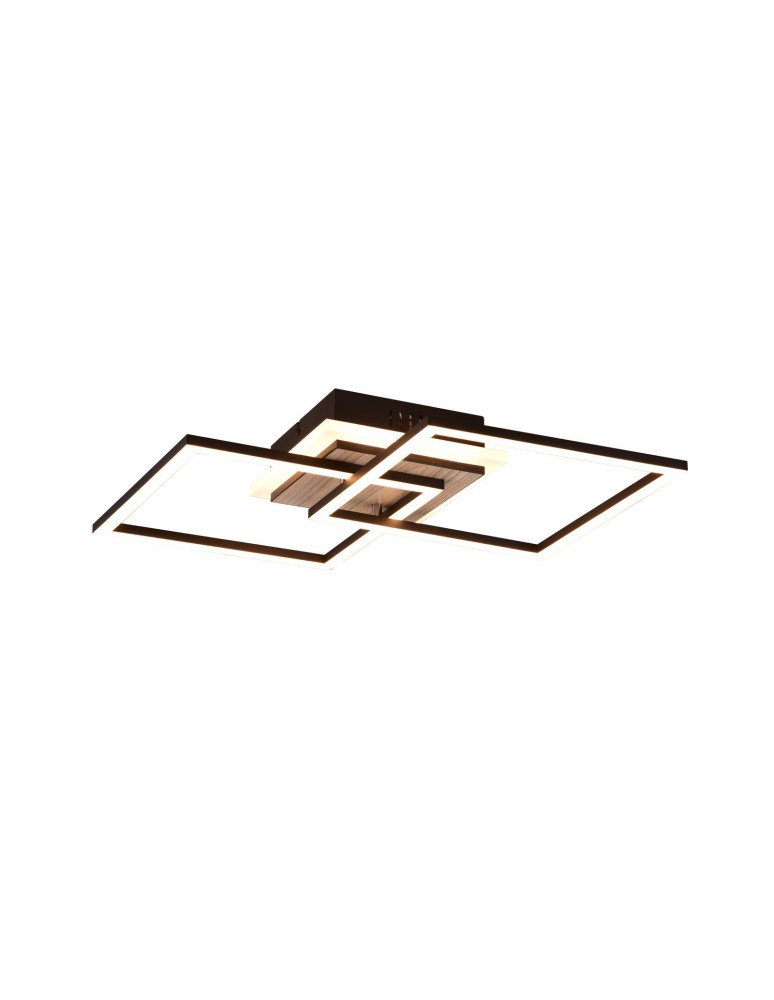 LED ceiling lamps - RL GIRO Ceiling Modern 1xLED max 25W 2700-6000K Woodgrain R62793635 - product kolory-swiatla.pl 1