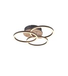 LED ceiling lamps - RL CIRCLE Ceiling Modern 1xLED max 27W 2700-6000K Woodgrain R62823135 - product 1