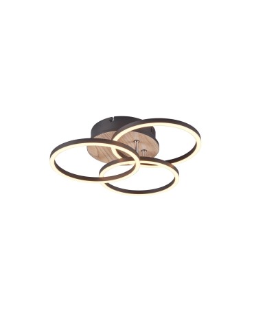 RL CIRCLE Ceiling Modern 1xLED max 27W 2700-6000K Woodgrain R62823135
