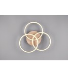 LED ceiling lamps - RL CIRCLE Ceiling Modern 1xLED max 27W 2700-6000K Woodgrain R62823135 - product 4