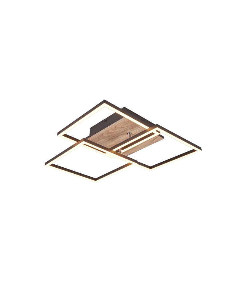 LED ceiling lamps - RL MOBILE Modern Ceiling 1xLED max 27W 2700-6000K Woodgrain R62883135. - product kolory-swiatla.pl 1