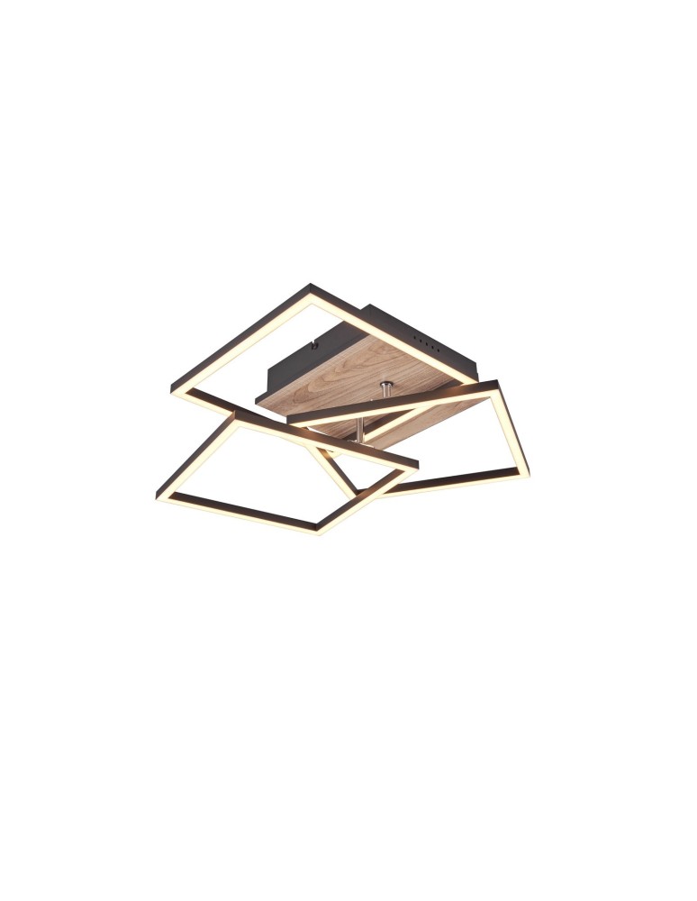 LED ceiling lamps - RL MOBILE Modern Ceiling 1xLED max 27W 2700-6000K Woodgrain R62883135. - product kolory-swiatla.pl 2