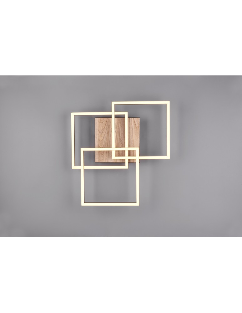 LED ceiling lamps - RL MOBILE Modern Ceiling 1xLED max 27W 2700-6000K Woodgrain R62883135. - product kolory-swiatla.pl 4