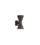 Outdoor wall lamps - Trio ARDAS Outdoor Wall Mount 2xGU10 max 10W Black Matte 212560232 - product 1