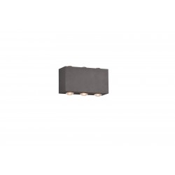 Trio CLYDE Zewnętrzna Ścienna 2xLED max 3W 3000K Antracyt 240760142