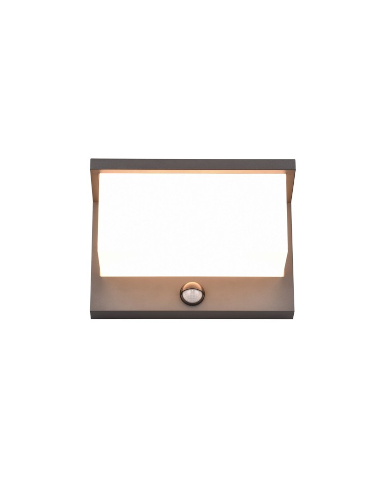 Outdoor lights with motion sensor - Trio NESTOS Motion Sensor Outdoor Wall Mounted 1xLED max 13W 3000K Anthracite 240969142 - product kolory-swiatla.pl 3