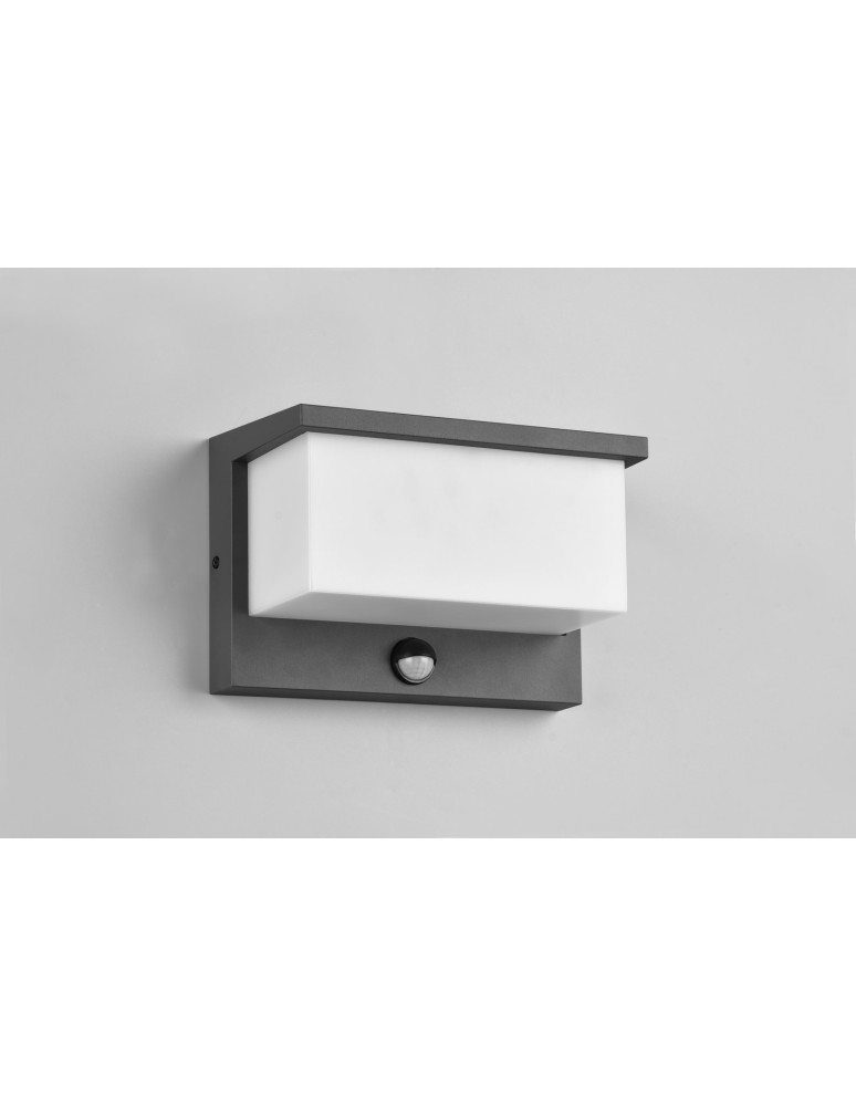 Outdoor lights with motion sensor - Trio NESTOS Motion Sensor Outdoor Wall Mounted 1xLED max 13W 3000K Anthracite 240969142 - product kolory-swiatla.pl 6