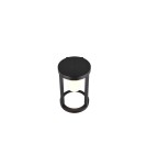Solar lamps - Trio CARMO Outdoor Wall Mounted 1xLED max 2W 3000K Black Matte 241069132 - product 3