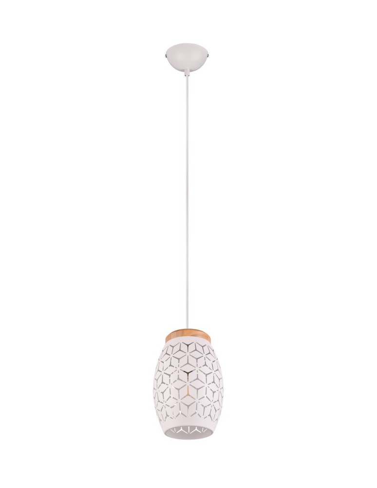 Single pendant lamps - RL BIDAR Modern Pendant 1xE27 max 28W White Matte R31571031 - product kolory-swiatla.pl 4