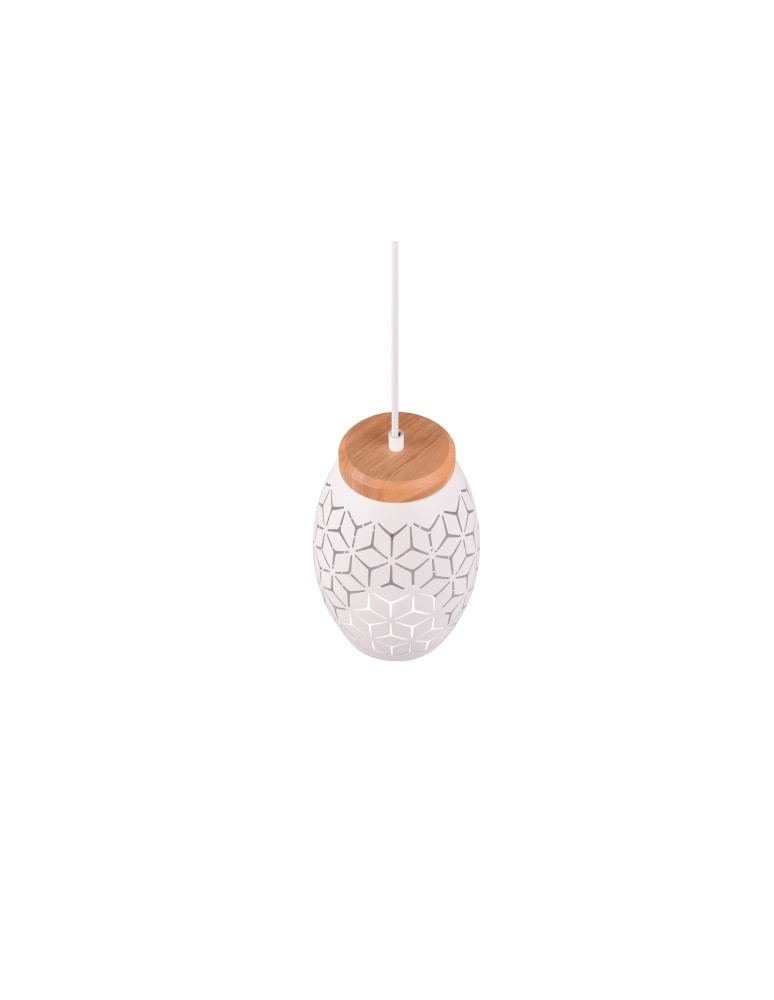 Single pendant lamps - RL BIDAR Modern Pendant 1xE27 max 28W White Matte R31571031 - product kolory-swiatla.pl 5