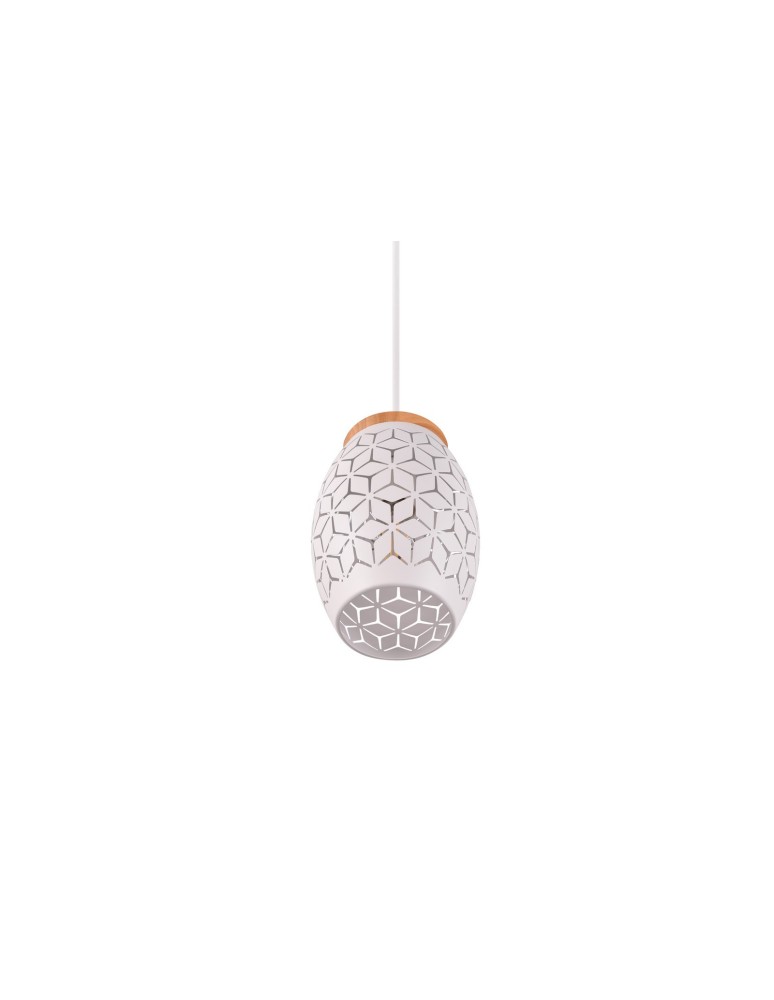 Single pendant lamps - RL BIDAR Modern Pendant 1xE27 max 28W White Matte R31571031 - product kolory-swiatla.pl 6