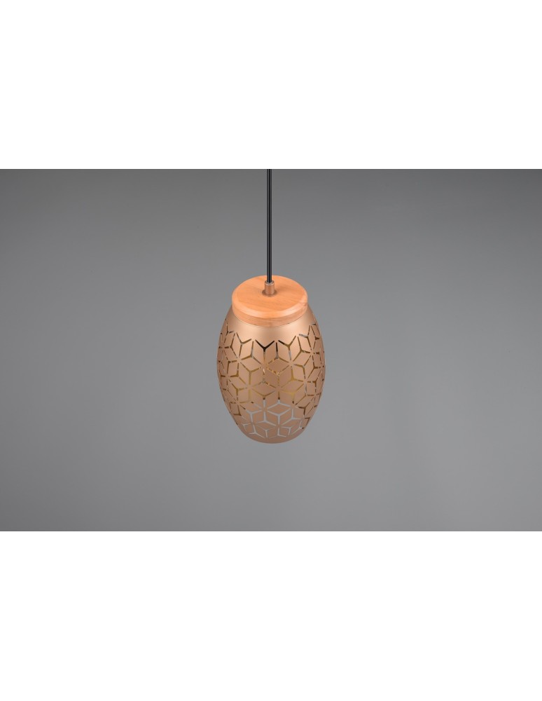 Single pendant lamps - RL BIDAR Pendant Modern 1xE27 max 28W Coffee R31571065 - product kolory-swiatla.pl 9