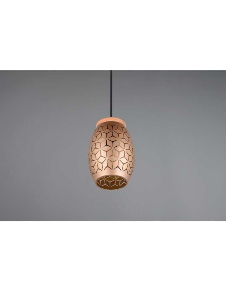 Single pendant lamps - RL BIDAR Pendant Modern 1xE27 max 28W Coffee R31571065 - product kolory-swiatla.pl 10