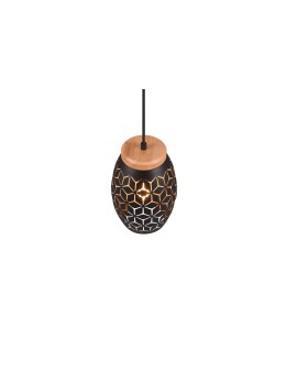 RL BIDAR Modern Pendant 1xE27 max 28W Black, Gold R31571080 - product 2