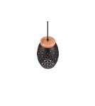 Single pendant lamps - RL BIDAR Modern Pendant 1xE27 max 28W Black, Gold R31571080 - product 5