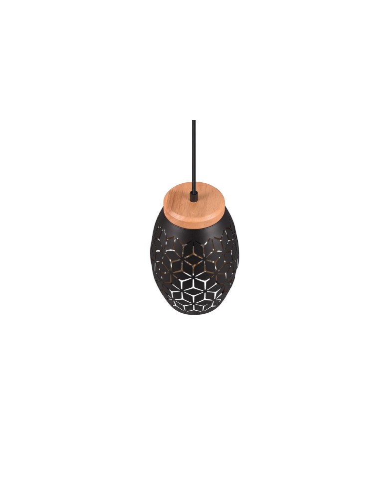 Single pendant lamps - RL BIDAR Modern Pendant 1xE27 max 28W Black, Gold R31571080 - product kolory-swiatla.pl 5