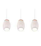 Pendant lamps on a strip - RL BIDAR Pendant Modern 3xE27 max 28W White Matte R31573031 - product 4