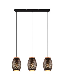 RL BIDAR Pendant Modern 3xE27 max 28W Black, Gold R31573080 - product 2