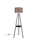 Tripod floor lamps - RL COLETTE Floor lamp 1xE27 max 60W Black Matte R41561032 - product 1