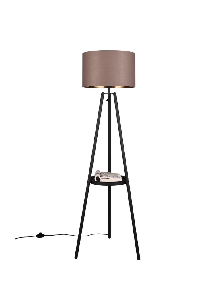 Tripod floor lamps - RL COLETTE Floor lamp 1xE27 max 60W Black Matte R41561032 - product kolory-swiatla.pl 4