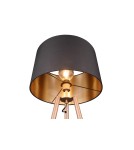 Tripod floor lamps - RL COLETTE Floor lamp 1xE27 max 60W Coffee R41561065 - product 2