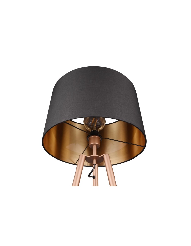 Tripod floor lamps - RL COLETTE Floor lamp 1xE27 max 60W Coffee R41561065 - product kolory-swiatla.pl 6