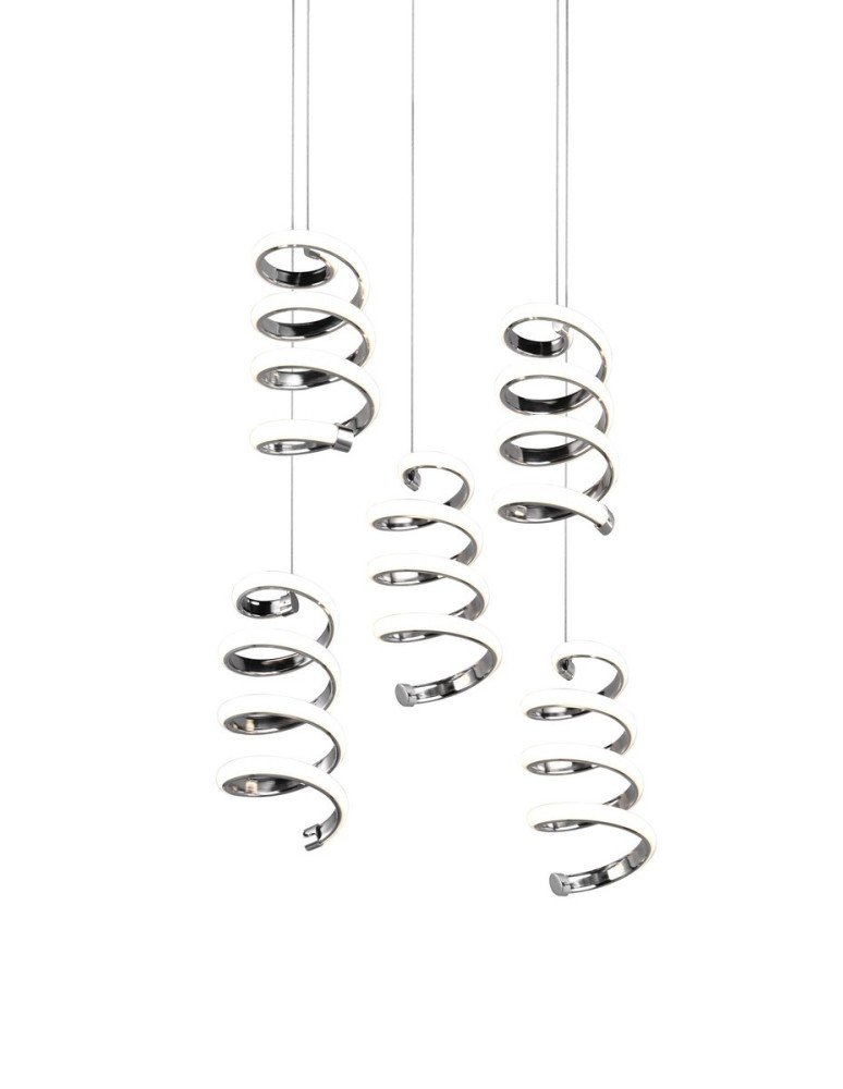 Pendant lamps - RL LAOLA Pendant Modern 5xLED max 8W 4000K Chrome R34185306. - product kolory-swiatla.pl 3