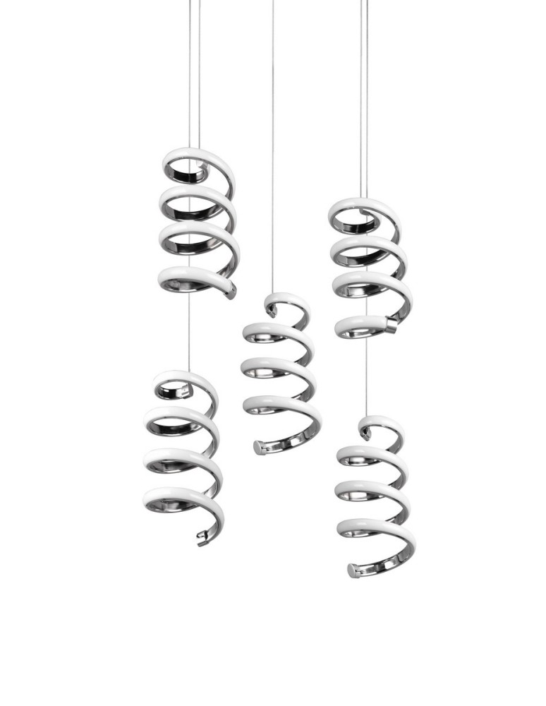 Pendant lamps - RL LAOLA Pendant Modern 5xLED max 8W 4000K Chrome R34185306. - product kolory-swiatla.pl 6