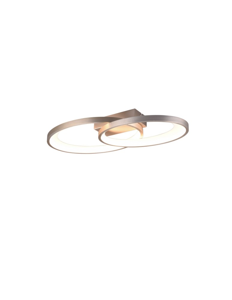 LED ceiling lamps - RL MALAGA Modern Ceiling 1xLED max 25W 3000K Nickel Mat R64482107 - product kolory-swiatla.pl 1