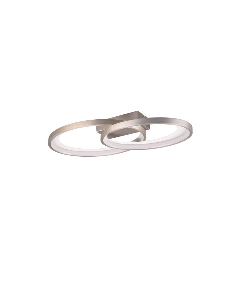 LED ceiling lamps - RL MALAGA Modern Ceiling 1xLED max 25W 3000K Nickel Mat R64482107 - product kolory-swiatla.pl 3