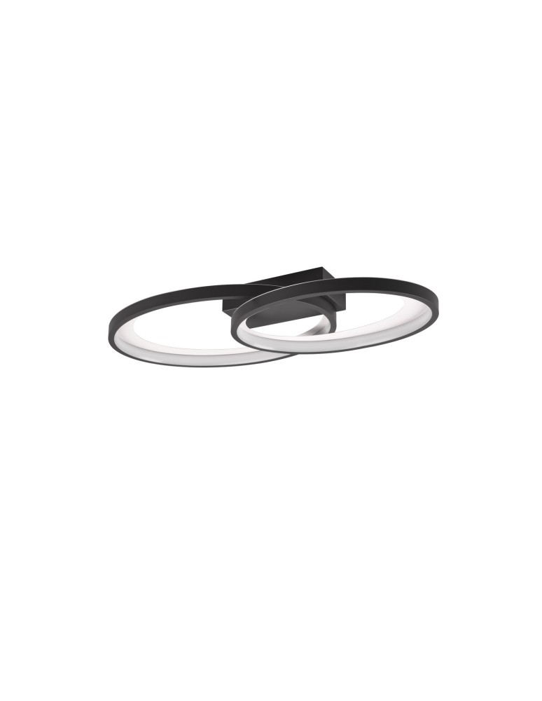 LED ceiling lamps - RL MALAGA Modern Ceiling 1xLED max 25W 3000K Black, White R64482134 - product kolory-swiatla.pl 3