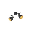 Adjustable ceiling lamps - spots - RL PUNCH Ceiling Spotlight 2xE14 max 10W Black Matte R80812032 - product 1